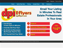 Tablet Screenshot of dpieflyers.com